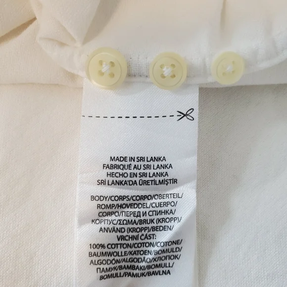 Ralph Lauren White Oversized Dress Shirt with Long Sleeves - Picture 5 of 8